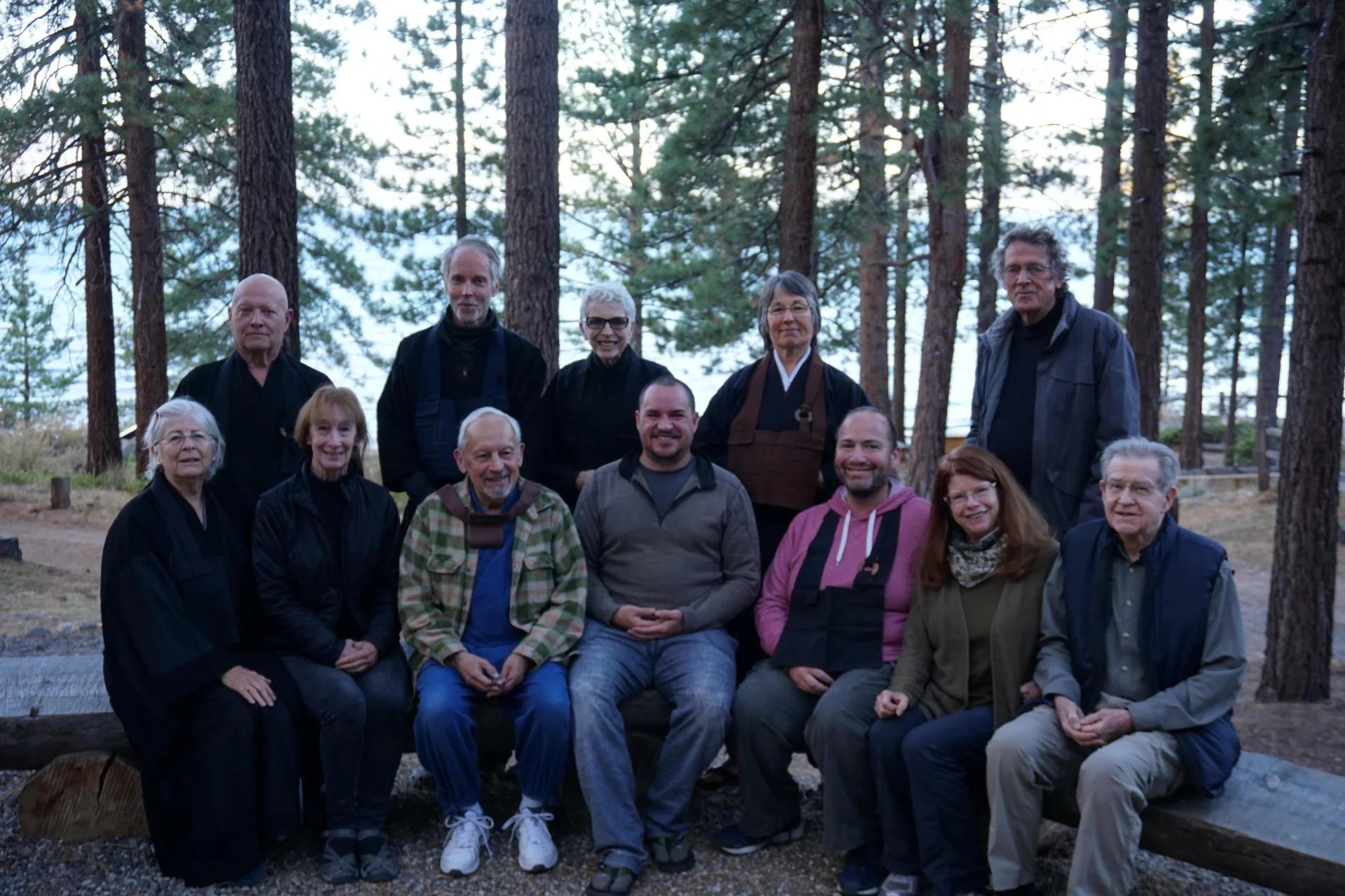 Participants from the November 2017 Sesshin at Lake Tahoe